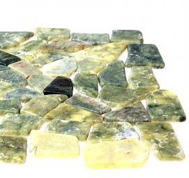 Белая круглая мозаика - тип 1