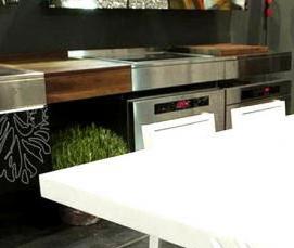 Белая матовая столешница - вариант 1