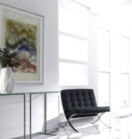 Белая мозаика с черной затиркой - вариант 4