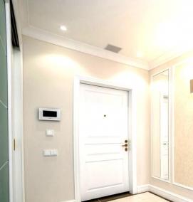 Белая входная дверь - вариант 3