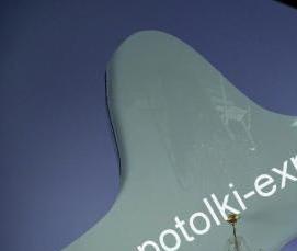 Бело сиреневый натяжной потолок - тип 2