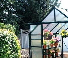 Белорусская теплица с раздвижной крышей - тип 2