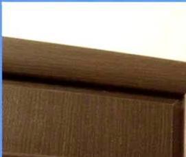 Белые наличники на двери межкомнатные - вариант 1