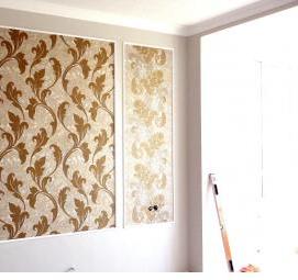 Белые обои для стен под покраску - модель 4