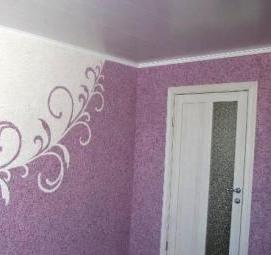 Белые обои для стен под покраску - модель 3