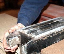 Белый кирпич ручной формовки - модель 3