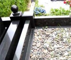 Белый щебень декоративный - модель 4