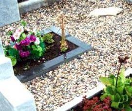 Белый щебень декоративный - модель 2