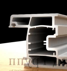 Белый уплотнитель для окон пвх - тип 2