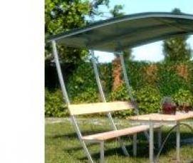 Беседка для дачи тюльпан - тип 4