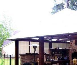 Беседка из камня с мангалом - тип 3