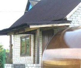 Беседка из пластиковых труб - тип 3