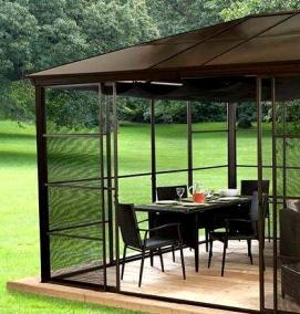 Беседка из поликарбоната - тип 3