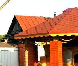 Беседка из тонкого бруса - модель 1