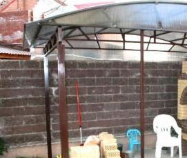 Беседка навес для дачи - тип 1