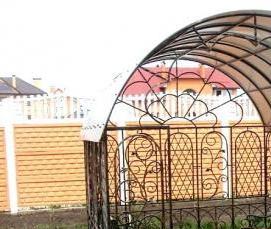 Беседка навес для дачи - тип 2