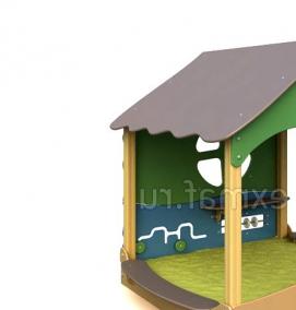 Беседка песочница - модель 4