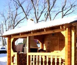 Беседка с кухней и мангалом - тип 1