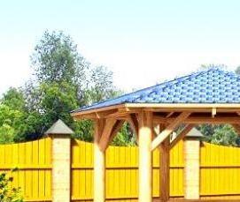 Беседка с кухней и мангалом - тип 4