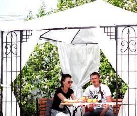 Беседка садовая кованая - вариант 1