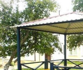 Беседка сборная деревянная - вариант 1