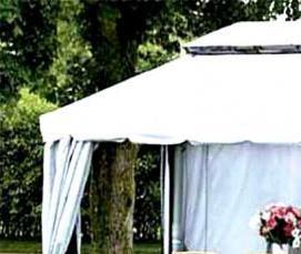 Беседка шатер из профильной трубы - модель 4