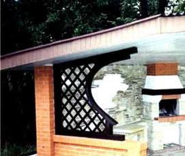 Беседка совмещенная с мангалом - тип 1