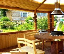 Беседка совмещенная с мангалом - тип 2