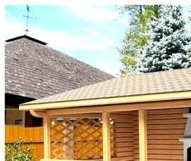 Беседки для дачи из оцилиндрованного бревна - вариант 2