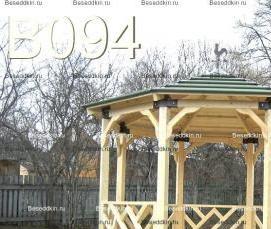 Беседки для дачи восьмигранные - тип 1