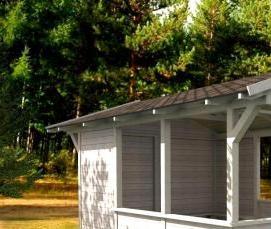 Беседки двухскатные деревянные - вариант 2