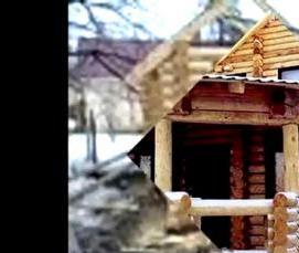 Беседки из дерева бревна - вариант 3