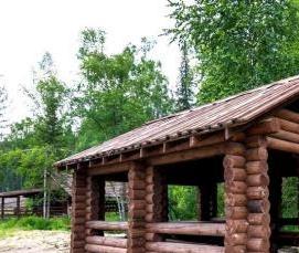 Беседки из дерева бревна - вариант 2