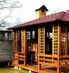 Беседки из дерева - вариант 3
