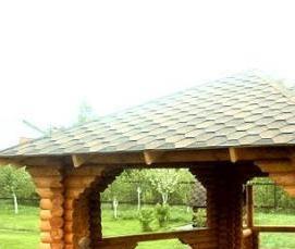 Беседки из калиброванного бруса - модель 4