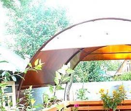 Беседки металлические сборные для дачи - тип 1