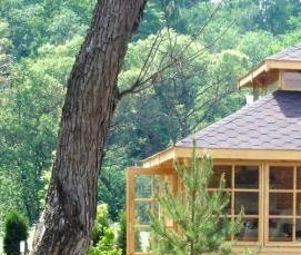 Беседки с встроенным мангалом - вариант 1