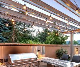 Беседки с встроенным мангалом - вариант 3