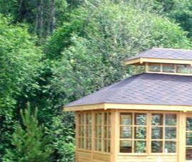 Беседки с встроенным мангалом - вариант 2