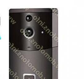 Беспроводной wifi видеоглазок с датчиком движения - тип 2