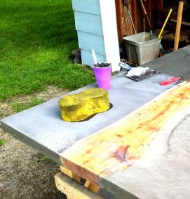 Бетонная столешница - вариант 3