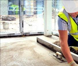 Бетонная стяжка на улице - модель 3