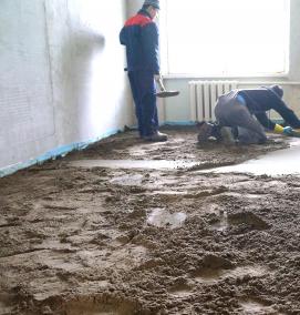 Бетонная стяжка пола - вариант 4