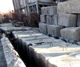 Бетонные фундаментные блоки - тип 2