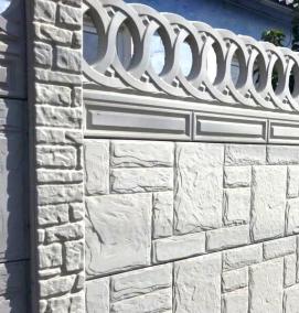 Бетонный забор ЛЮКС