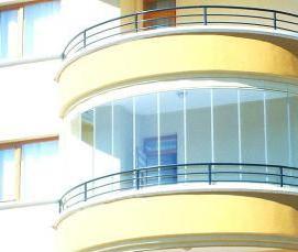 Безрамное витражное остекление - модель 3