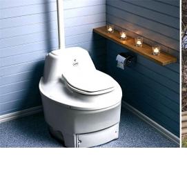 Биотуалет для дачи без запаха и откачки - вариант 1