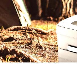 Биотуалет для дачи без запаха и откачки - вариант 4