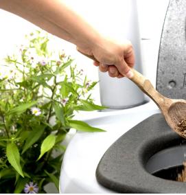 Биотуалет для дачи без запаха и откачки - вариант 3