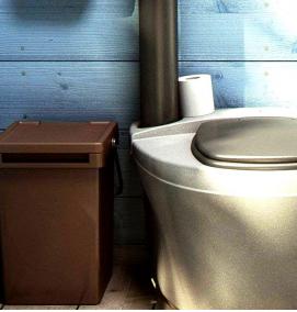 Биотуалет для дачи без запаха и откачки - вариант 2